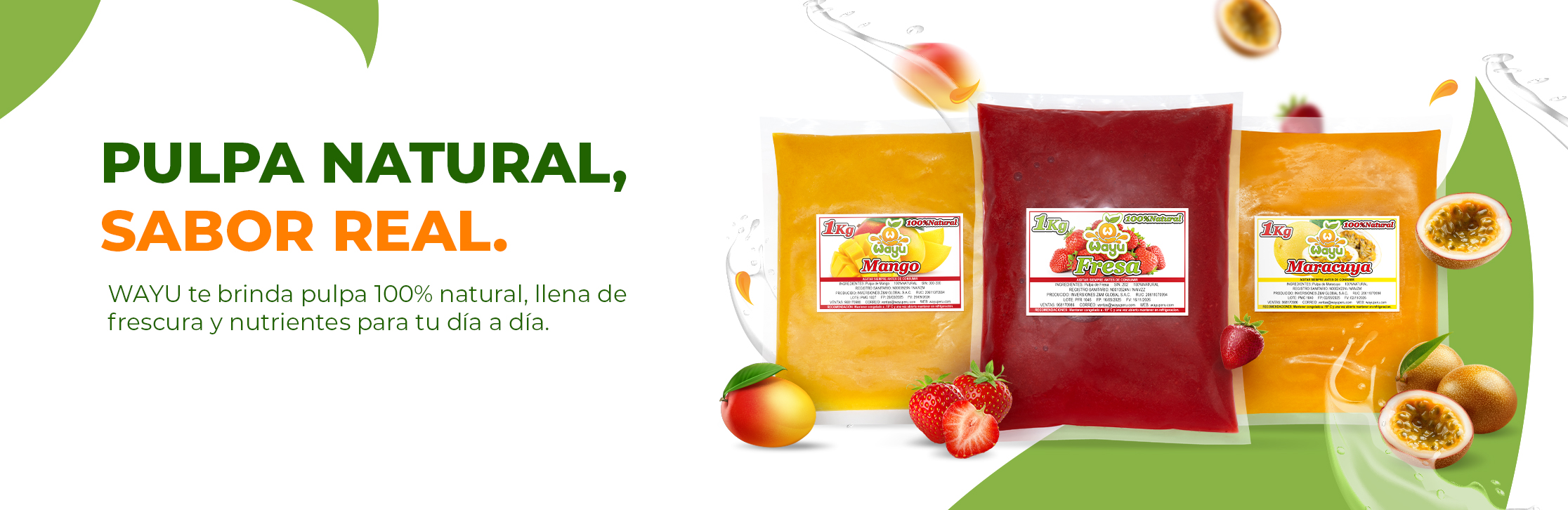 Frutas y verduras frescas